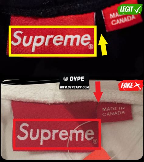 fake supreme clothing|how to identify a fake supreme.